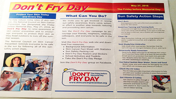 DONT FRY DAY 2016