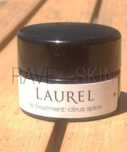 LAUREL WHOLE PLANT ORGANICS CITRUS SPICE LIP TREATMENT FRONT LABEL