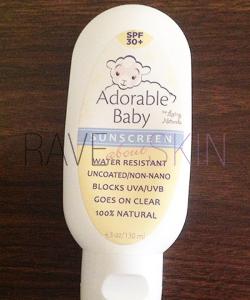 Loving Naturals Adorable Baby Sunscreen (Front)