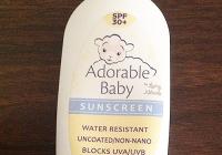 Loving Naturals Adorable Baby Sunscreen (Front)